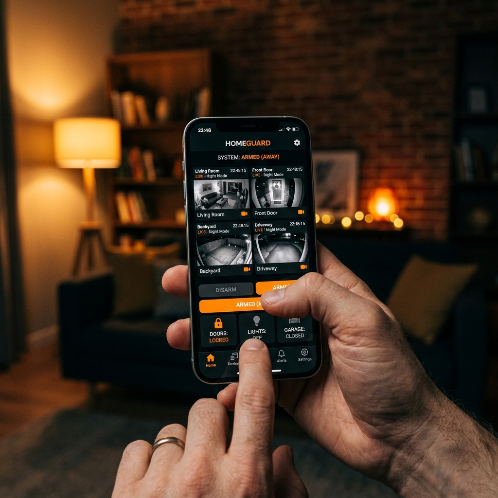 Vivint smart home app control